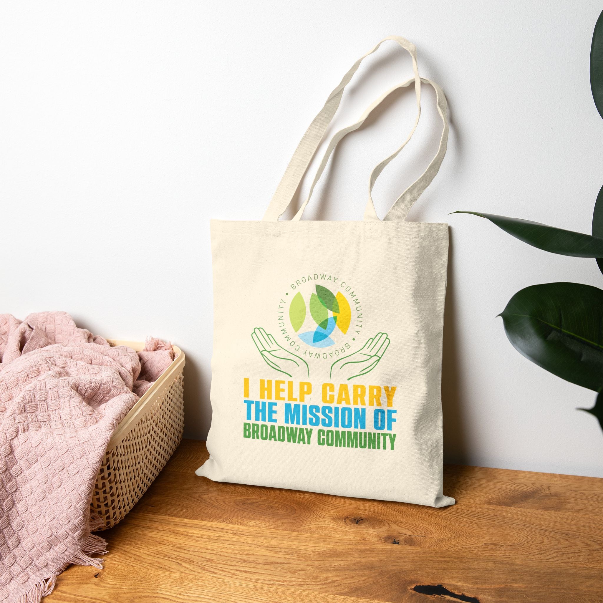 Carry The Mission Natural Tote Bag - Broadway Community Collection